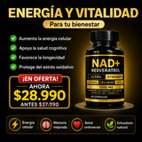 NAD + Resveratrol Americano 60 Cápsulas