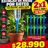 Pack 6 Estacas de Riego 2x1 por $28.990 · Envío gratis y pago al recibir