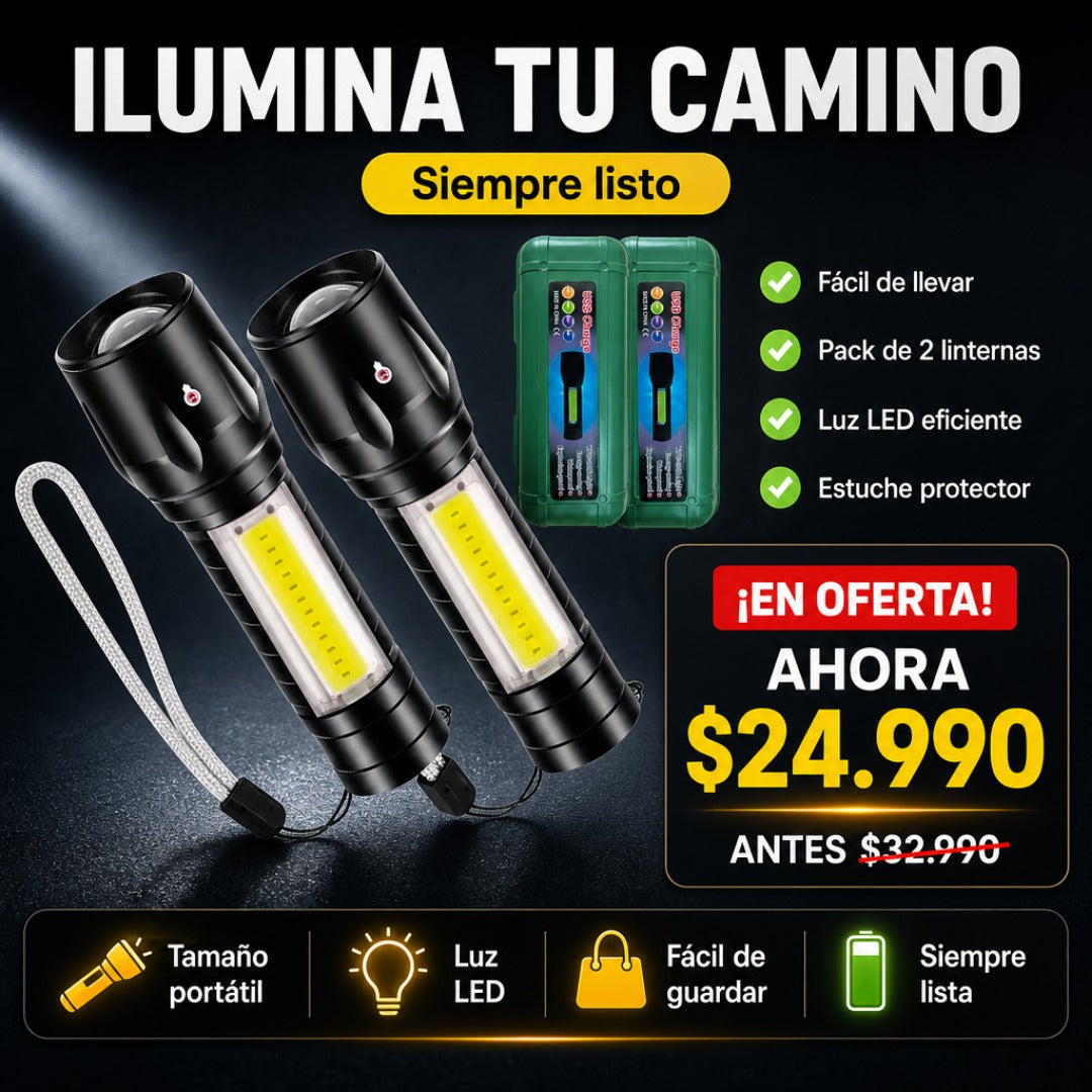 Pack de Mini Linternas LED Verdes