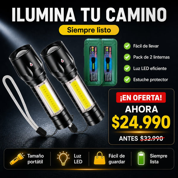 Pack de Mini Linternas LED Verdes