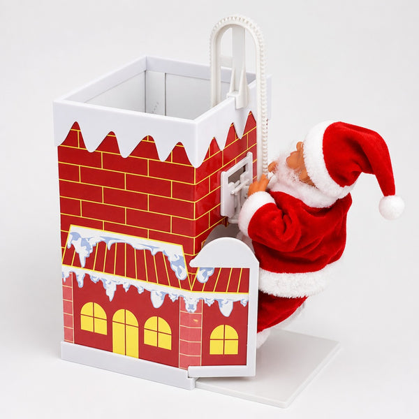 Papá Noel Subiendo la Chimenea
