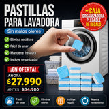 Pastillas Lavadora 60 Unid + Envío Gratis + Caja Organizadora Plegable de REGALO