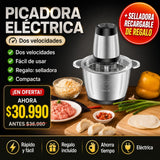 Picadora Eléctrica + Envío Gratis + Selladora Recargable de REGALO