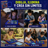 Pizarra Mágica Luminosa para Niños