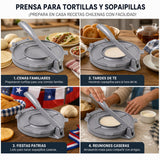 Prensa para Tortillas y Sopaipillas