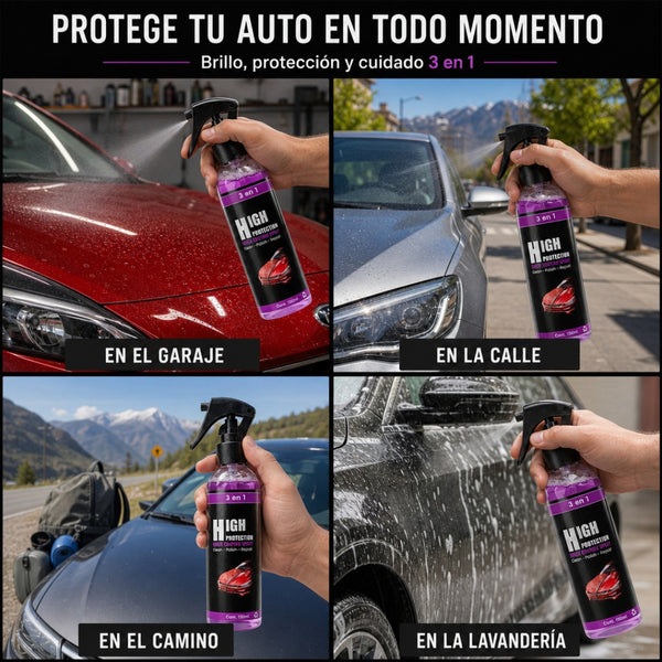 Protector Auto 3 En 1 Cera Spray