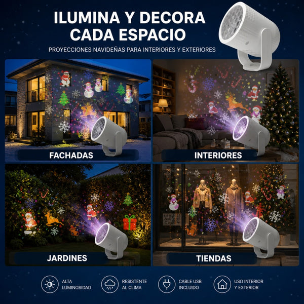 Proyector Navideño LED