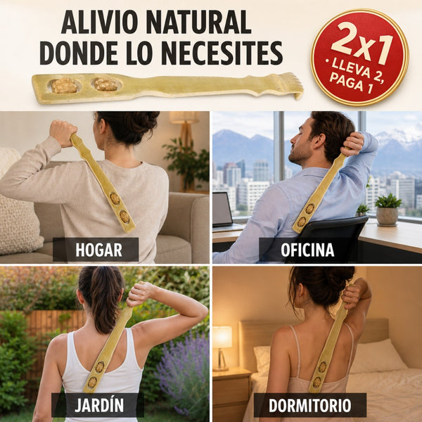 Rascador y Masajeador 2 en 1