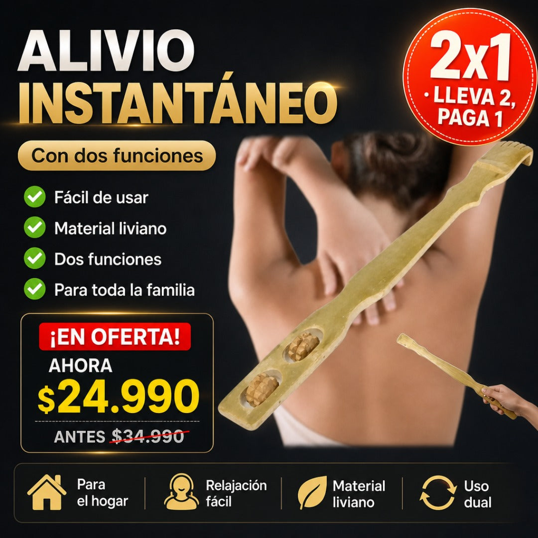 Rascador y Masajeador 2 en 1