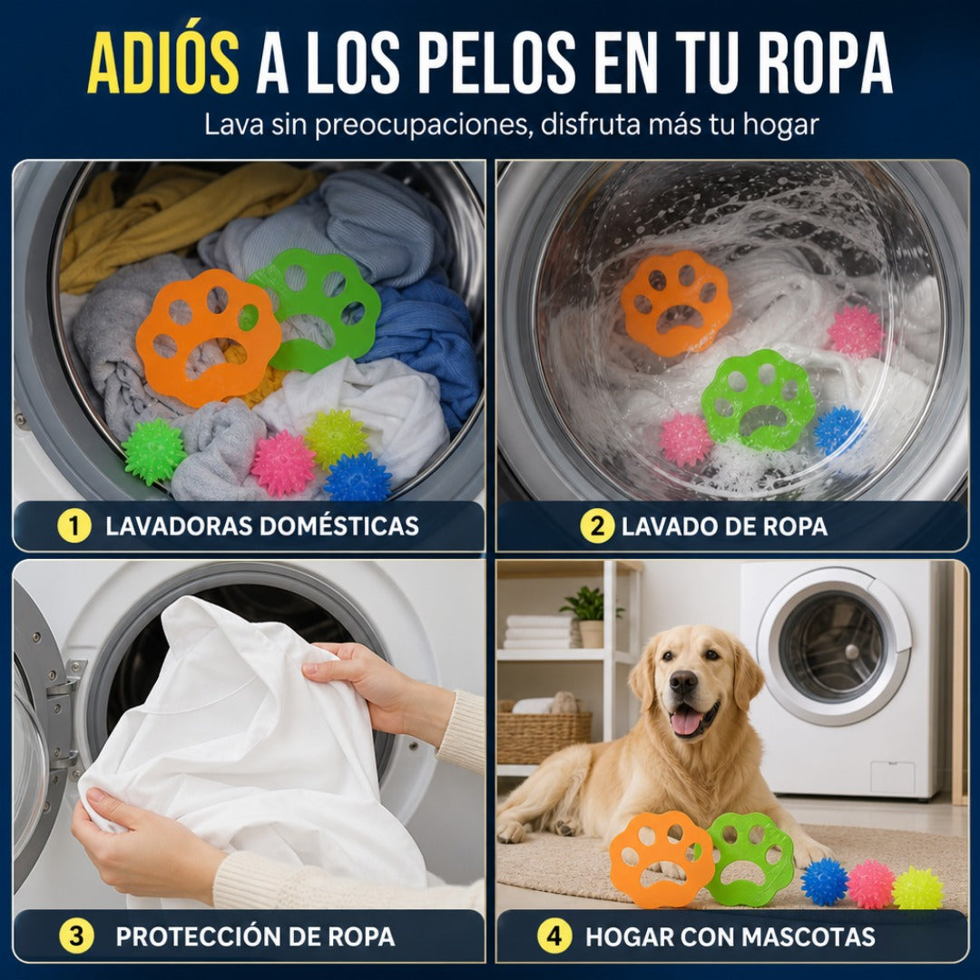 Removedor de Pelos de Mascotas Lavadora