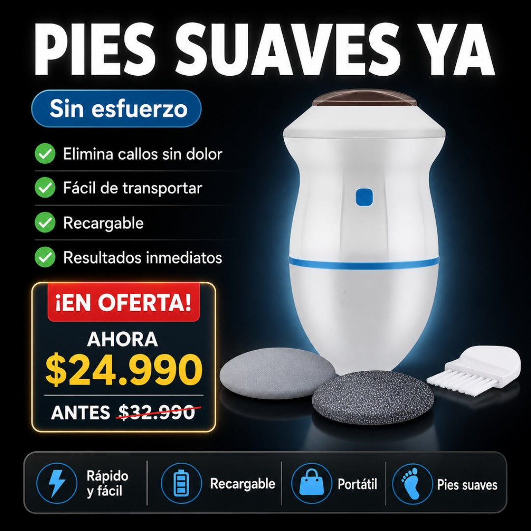 Removedor Eléctrico para Callos Recargable