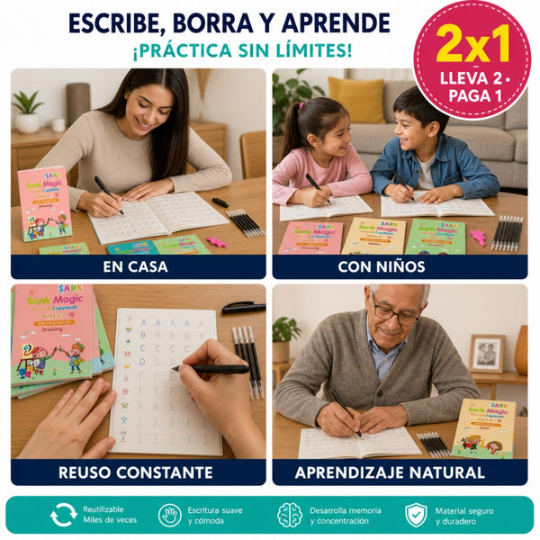 Set de Caligrafía Montessori Mágico