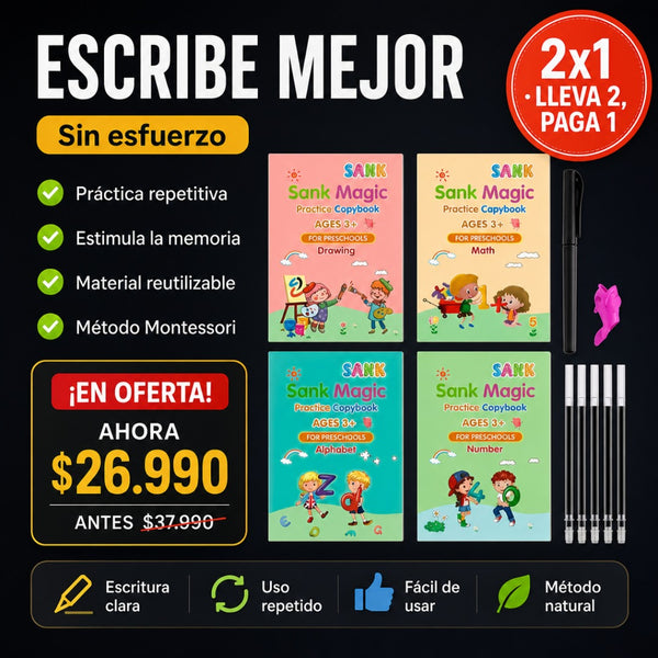 Set de Caligrafía Montessori Mágico
