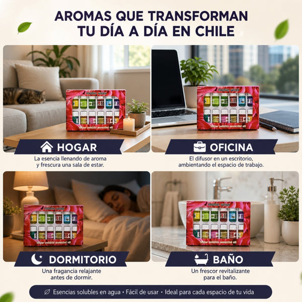 Set Esencias Aromáticas para Humidificador