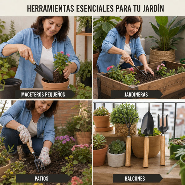 Set Mini Herramientas Jardinería