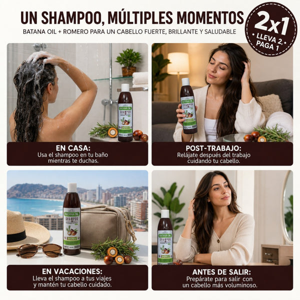 Shampoo Batana Crecimiento Cabello