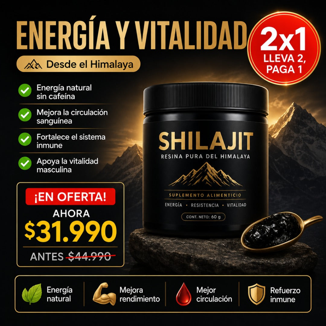 SHILAJIT ULTRA - 60 CÁPSULAS