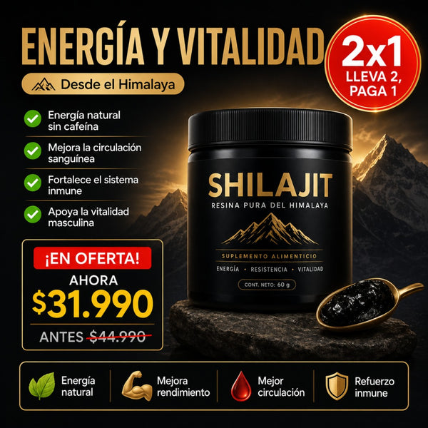 SHILAJIT ULTRA - 60 CÁPSULAS