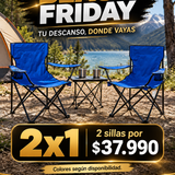 Silla Plegable Camping 2x1 por $37.990 · Envío gratis y pago al recibir