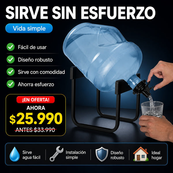 Soporte Dispensador para Bidón de Agua