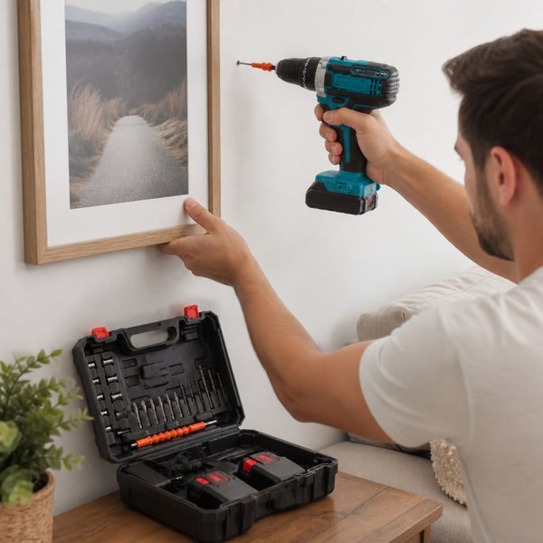 Taladro Inalámbrico 2 Baterías + Envío Gratis