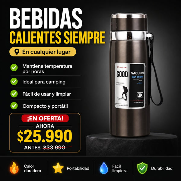 Termo Inteligente para Camping 800ML