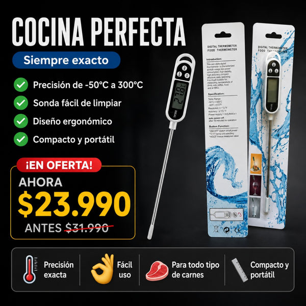 Termómetro Digital de Cocina -50° a 300°
