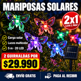 Guirnalda Solar de Mariposas Multicolor 5 m + Envío Gratis · 2 guirnaldas por $29.990 · Envío gratis
