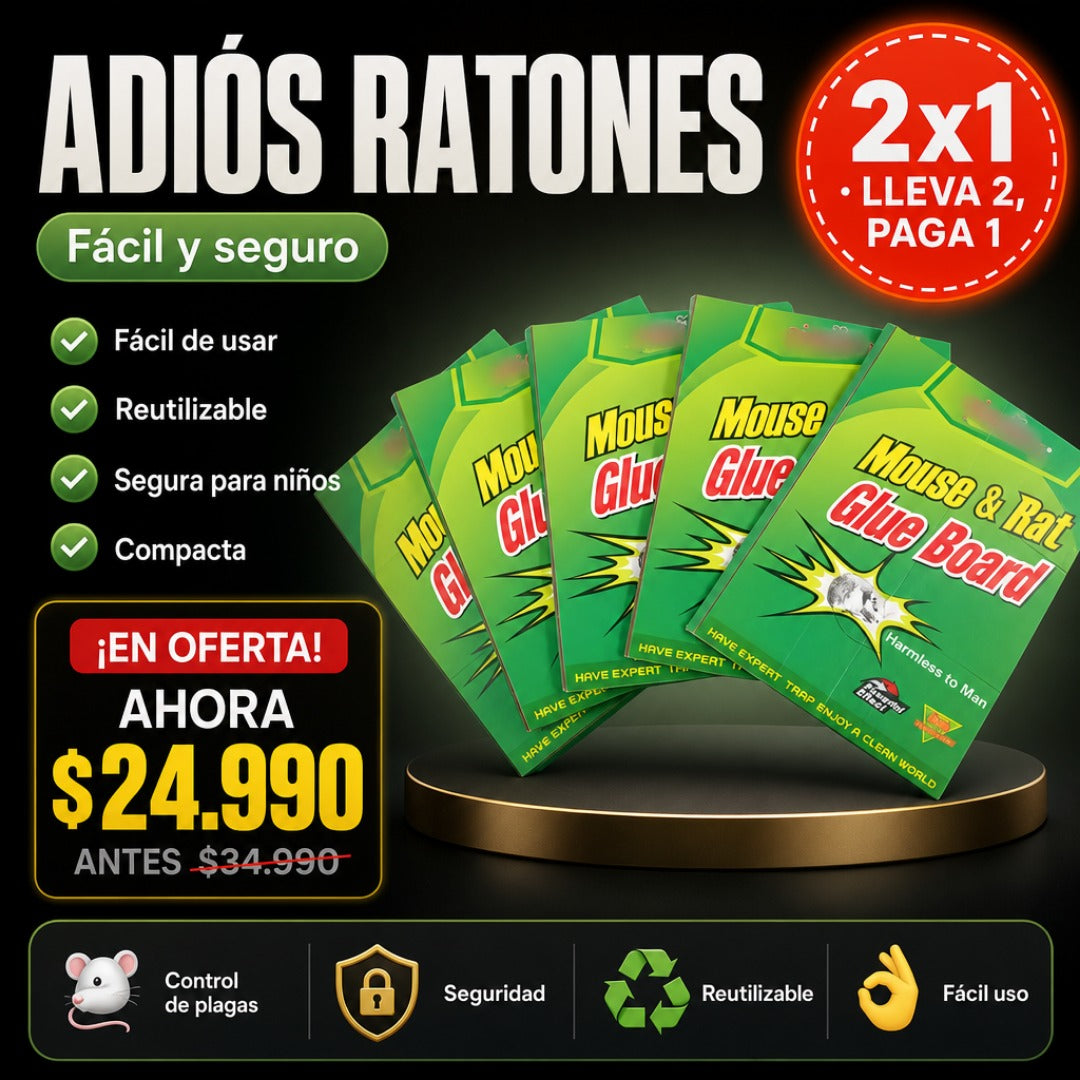 Trampa para Ratones 5pack Efecaz