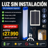 Tubo de Luz LED USB Solar