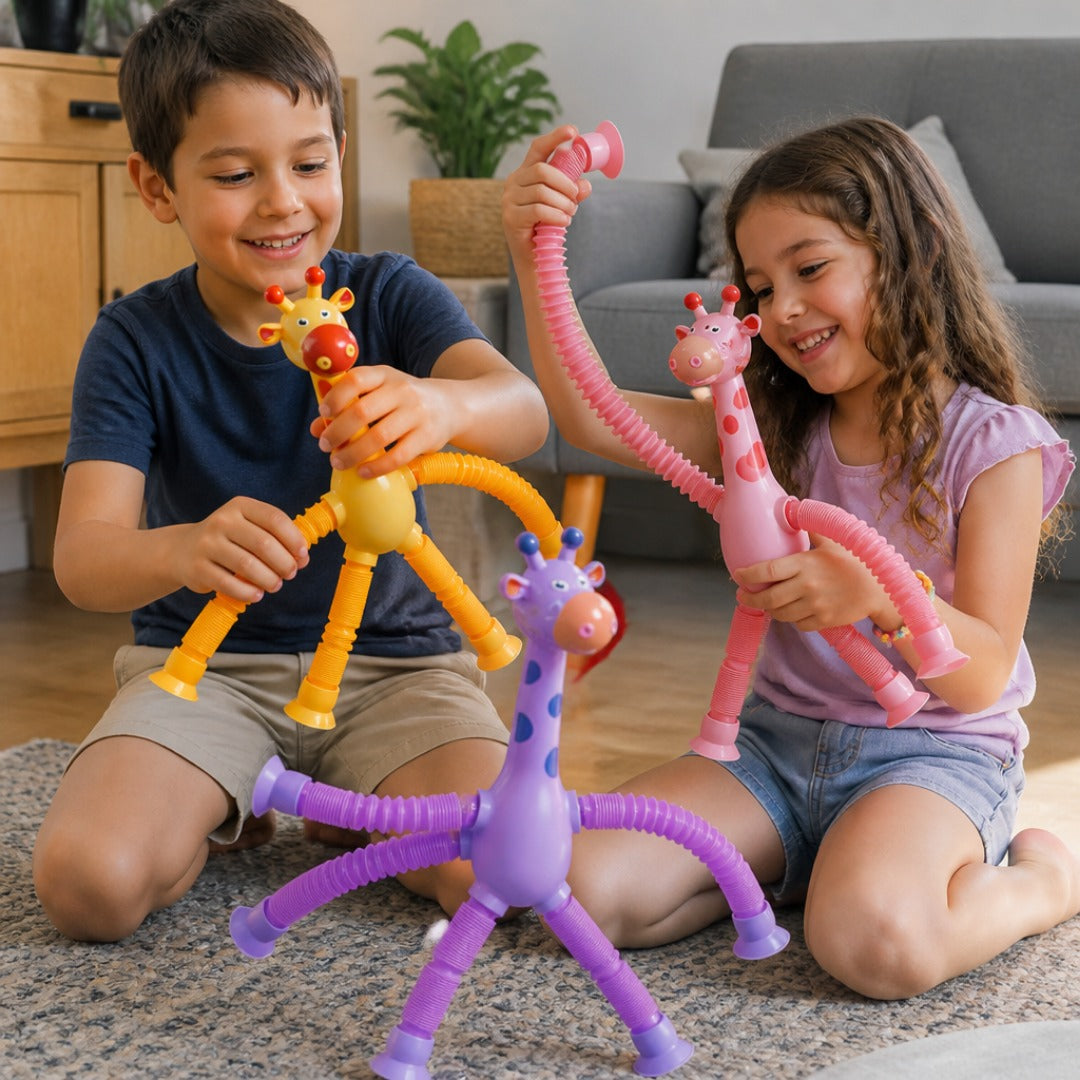 Tubo Sensorial Jirafa + Envío Gratis + Pelota Saltarina Infantil de REGALO